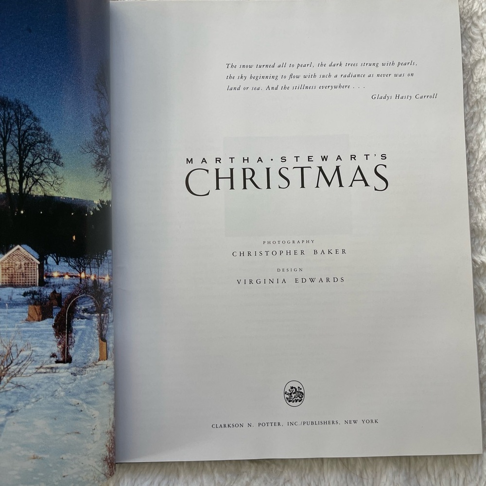 Martha Stewart’s Christmas 1st Edition Holiday Entertaining 1989 - Picture 3 of 9